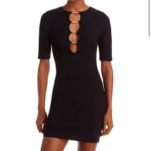 Fore cutout front mini dress